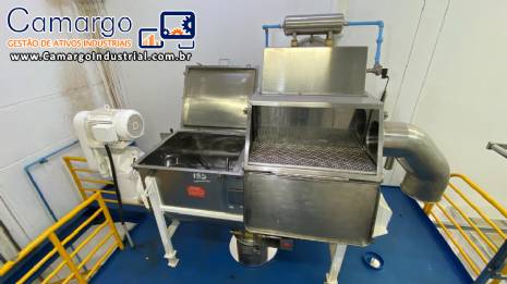 Misturador horizontal ribbon blender 1000 L inox 316 Semco