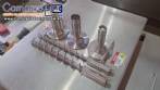 Envasadora vertical em inox para p�s com silo rosca trasportadora Baoyuda