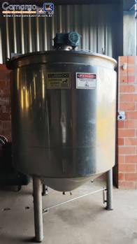 Tanque encamisado reator em a�o inox 3.500 L