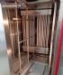 Forno rotativo em inox com carrinho duplo Supremax � g�s