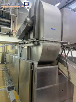 T�nel de resfriamento em inox para cristaliza��o de pirulito e balas 750 kg