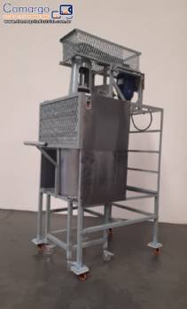 Linha para produ��o de pasta de amendoim