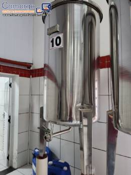 Tanque em aço inox 500 litros Zegla