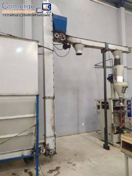 Linha para torrefação e embalagem de café