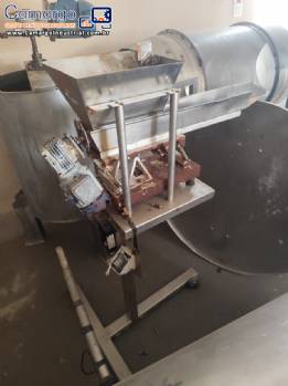 Linha de batata frita palha, extra fina e ondulada por batelada at� 1000 kg por hora