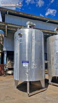 Tanque misturador encamisado em a�o inox 5.000 litros APV