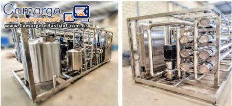 Sistema de filtra��o concentra��o por membrana 15.000 L h Padroniza